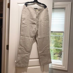 Men's linen drawstring pants